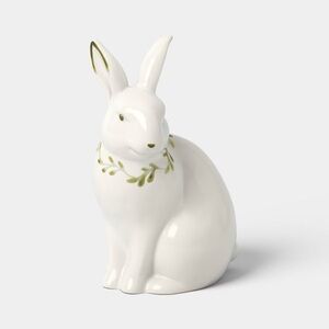 Easter Painted Ceramic Sitting Bunny - Threshold